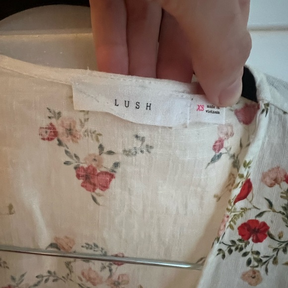 Lush Nordstrom 2-Piece Floral Set Size X-Small - Picture 4 of 4